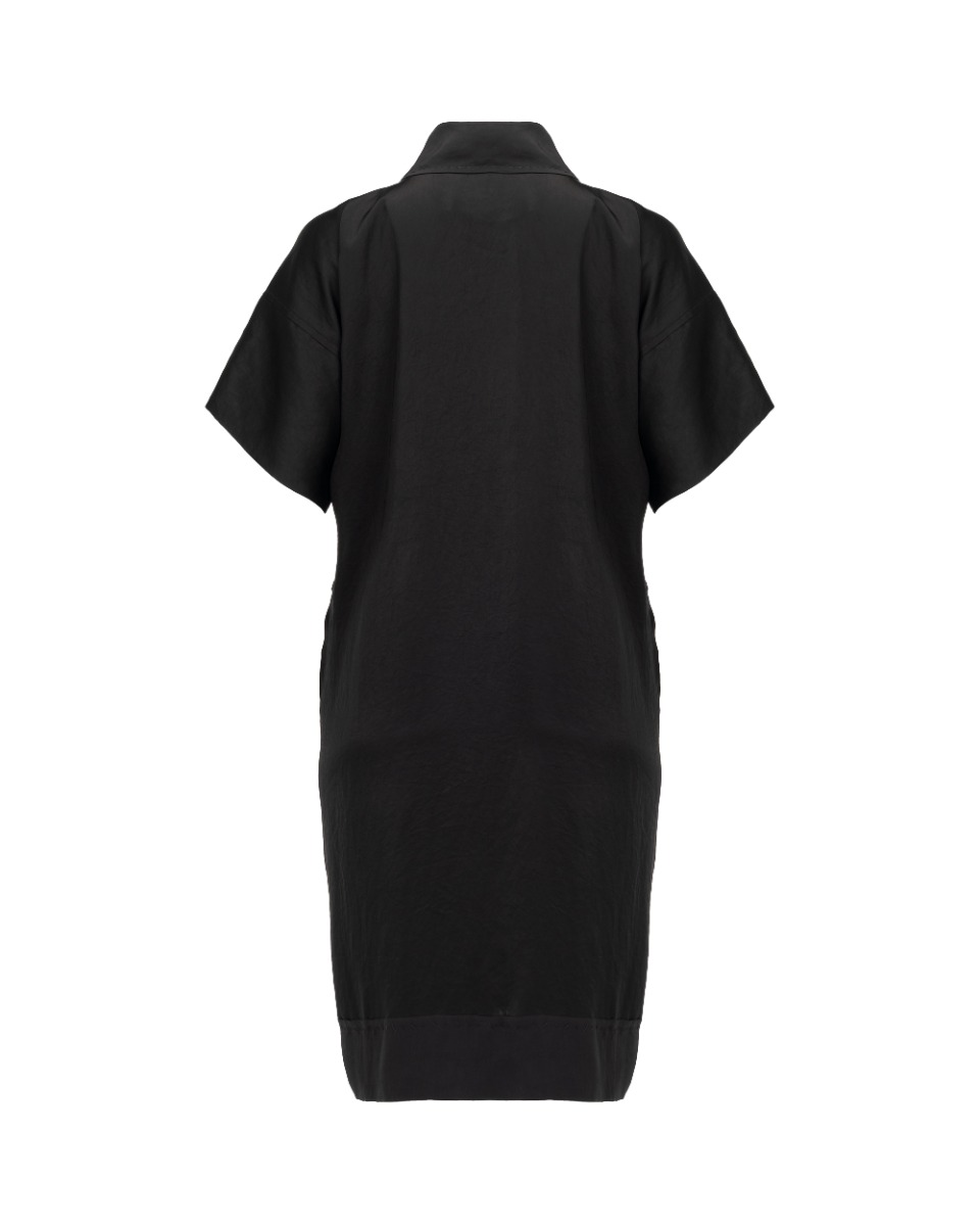 Lanvin front-buttoned black mini dress thumbnail
