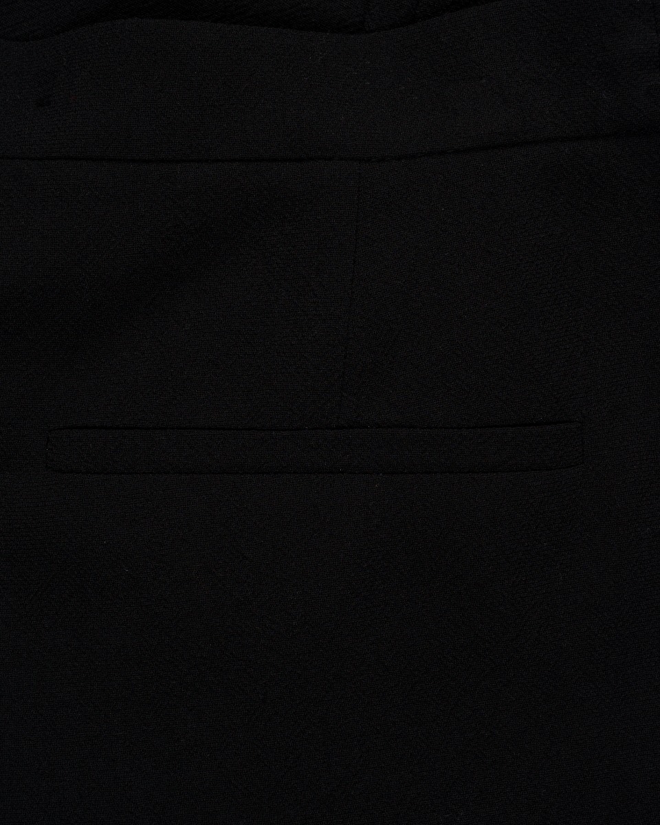 Loewe black georgette raw-edge pants thumbnail