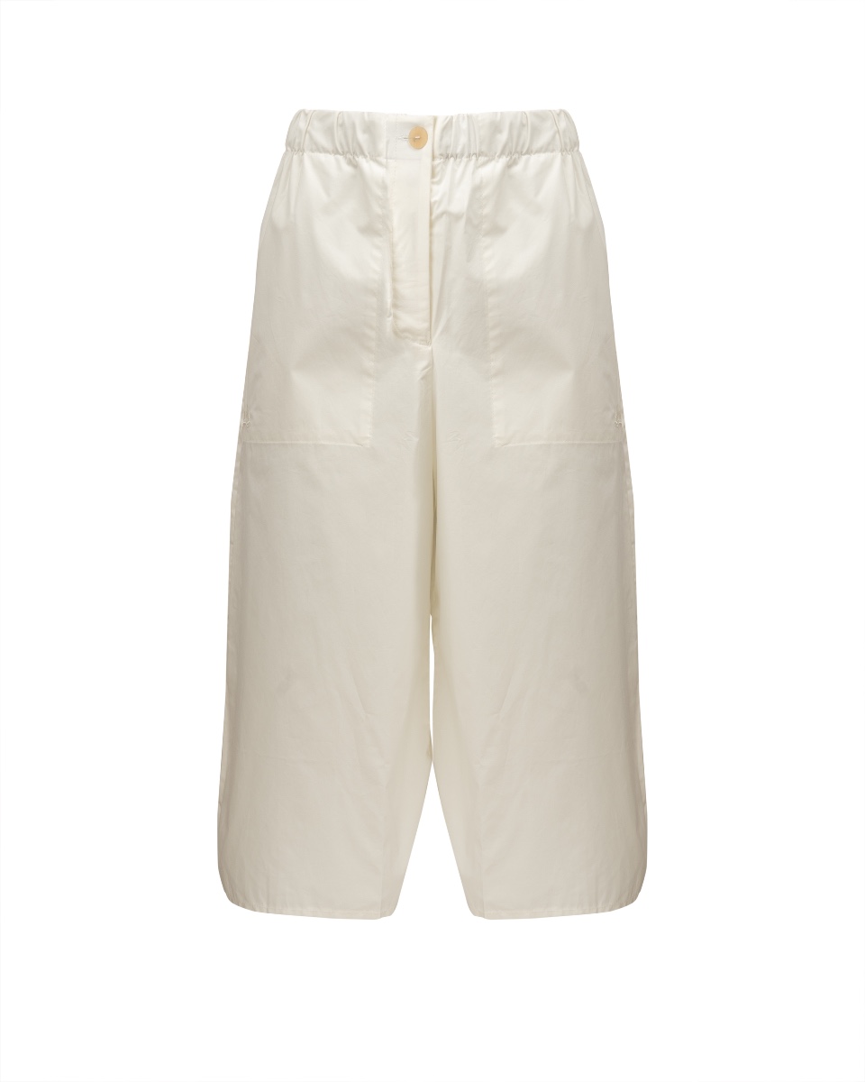 Loewe Paula's Ibiza cropped white trousers thumbnail