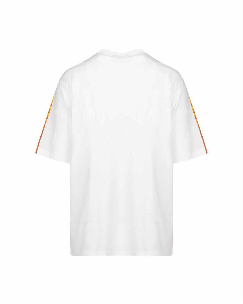 Loewe Paula's Ibiza Palm brown print white t-shirt thumbnail