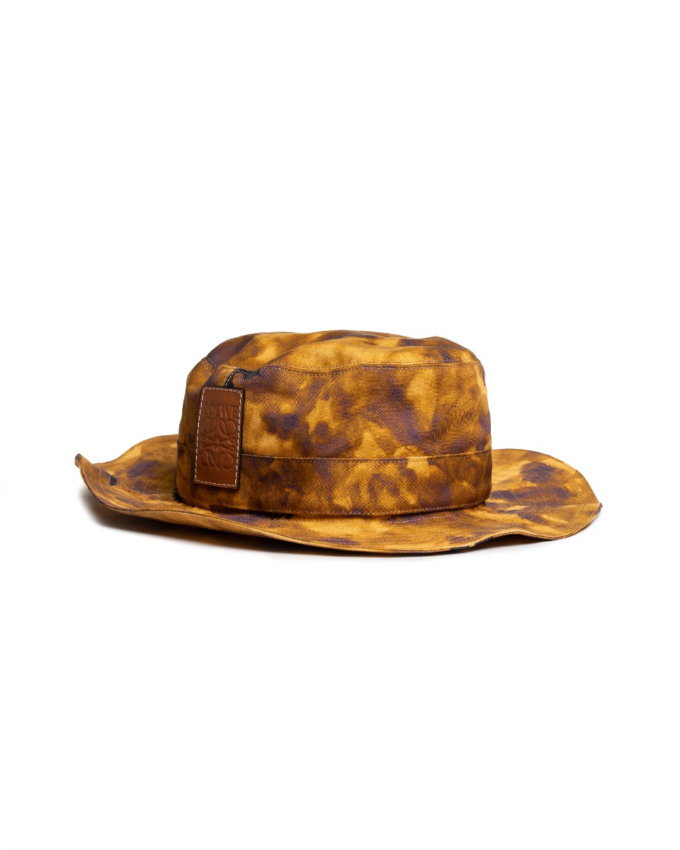 Loewe X Paula's Ibiza Watercolor Explorer brown & purple hat thumbnail