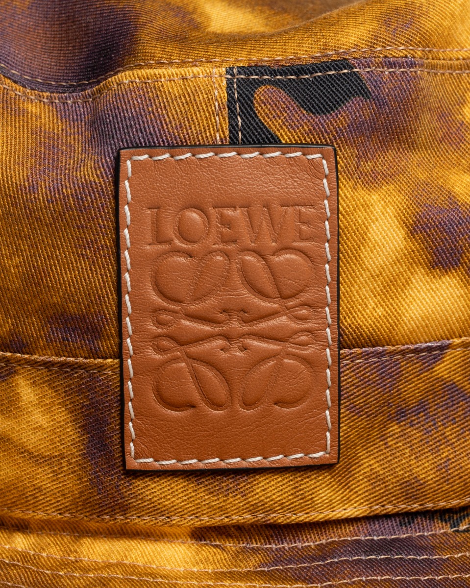 Loewe X Paula's Ibiza Watercolor Explorer brown & purple hat thumbnail