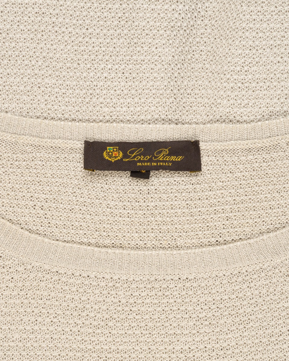 Loro Piana Boat collar silk-blend crewneck sweater thumbnail