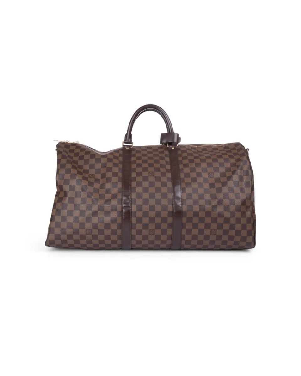 Louis Vuitton Keepall 55 brown Damier bag thumbnail