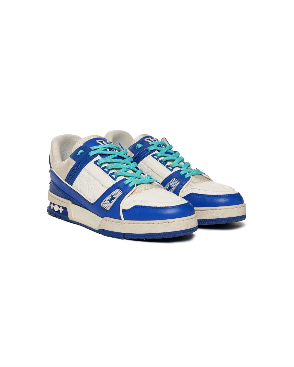 Louis Vuitton LV Trainer monogram leather sneakers thumbnail