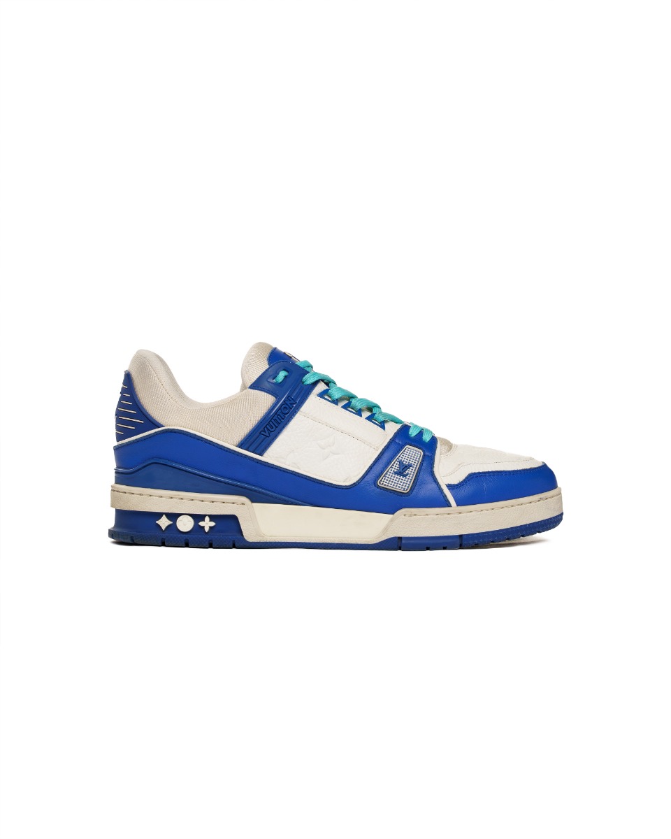 Louis Vuitton LV Trainer monogram leather sneakers thumbnail