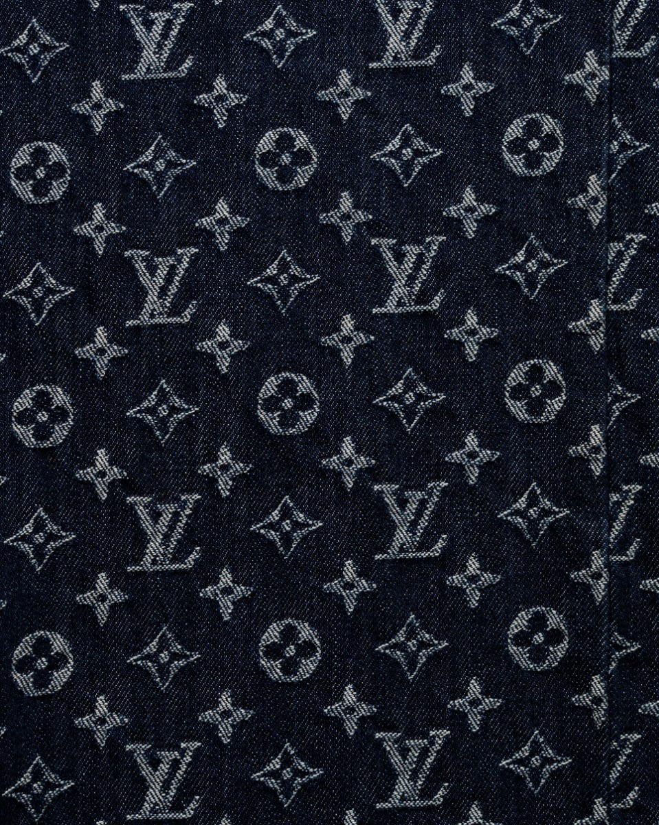 Louis Vuitton Monogram jacquard denim pants thumbnail