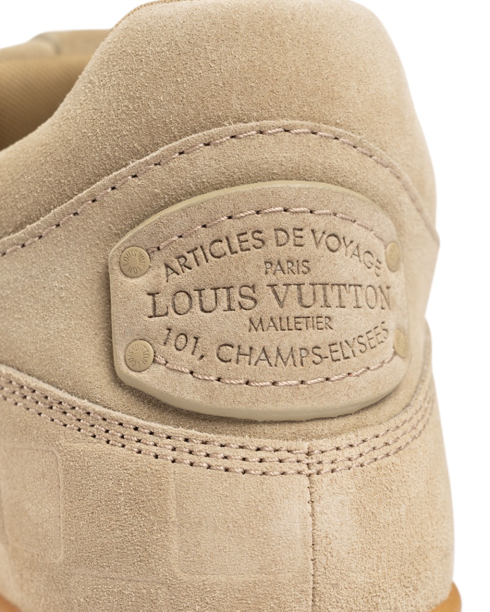 Louis Vuitton Yeti lace-up beige sneakers thumbnail