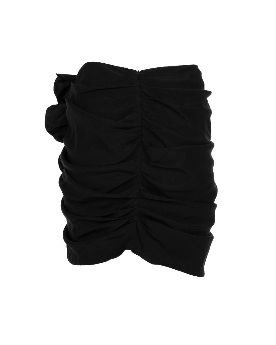 Magda Butrym floral-appliqué silk mini skirt thumbnail