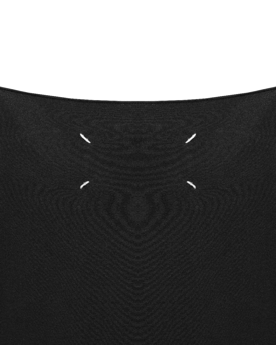 Maison Margiela 4 asymetrical shift silk dress thumbnail