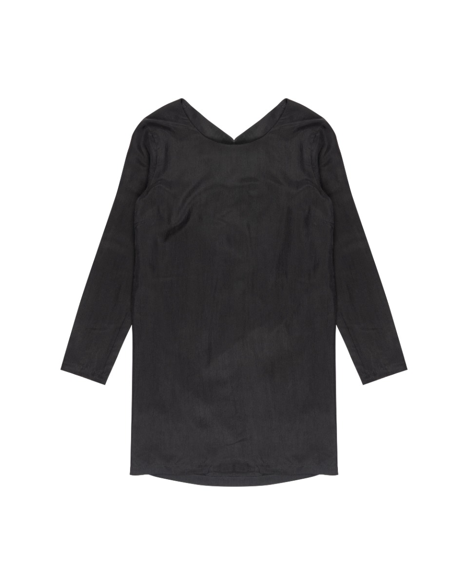 Maison Margiela MM6 silk asymmetrical tunic thumbnail