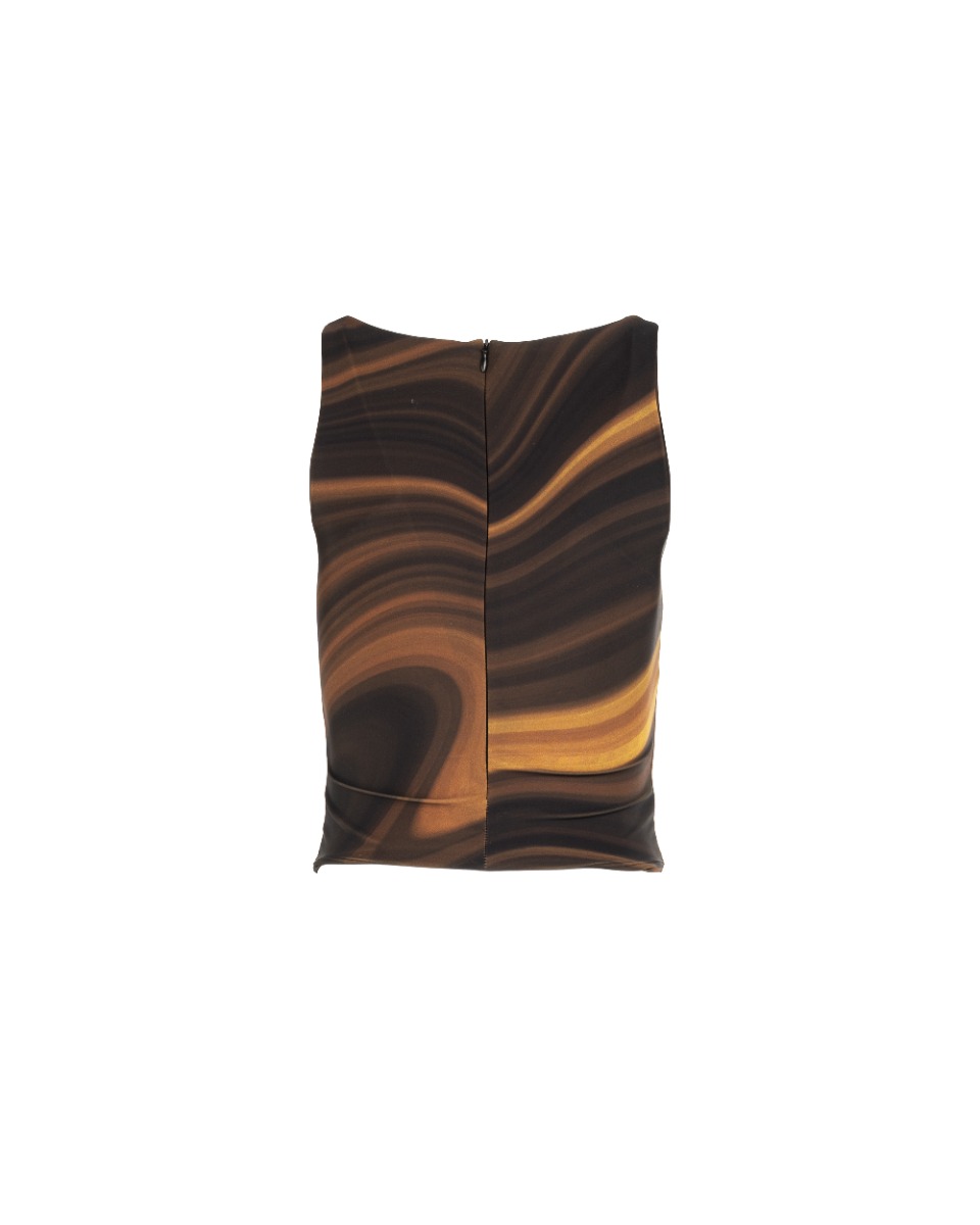 MISBHV 1-OF-1 rhinestones-embellished Tribal mesh top thumbnail