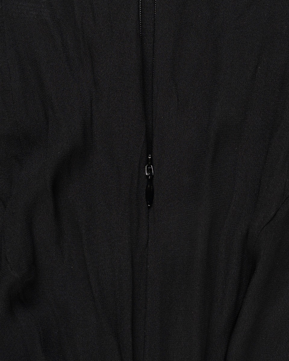 MISBHV 1-OF-1 single-shoulder ruched black dress thumbnail