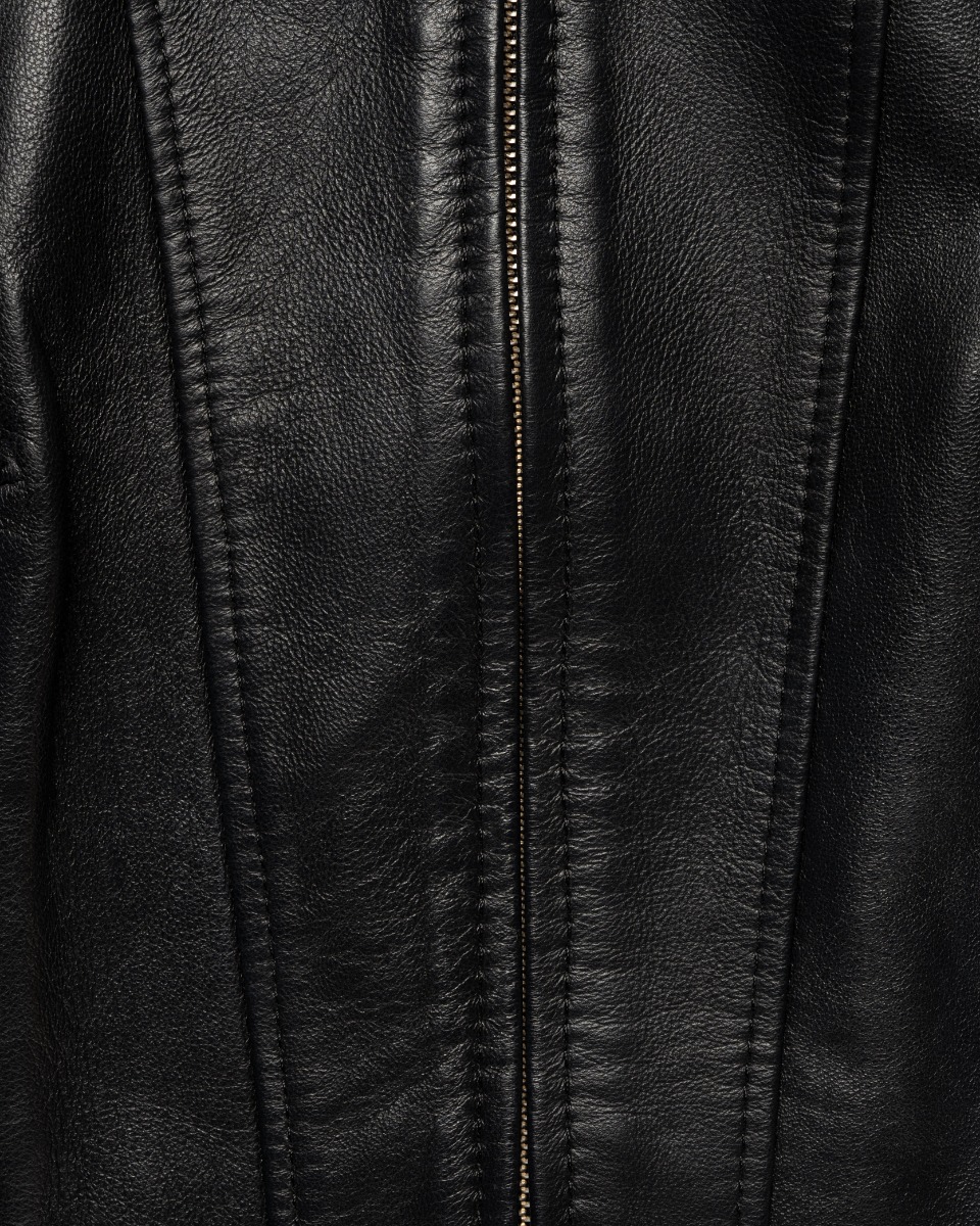 MISBHV corset faux-leather biker jacket thumbnail