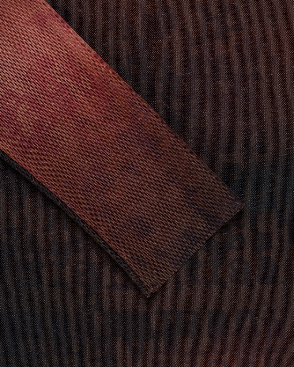 MISBHV Typewriter long sleeve mesh t-shirt thumbnail