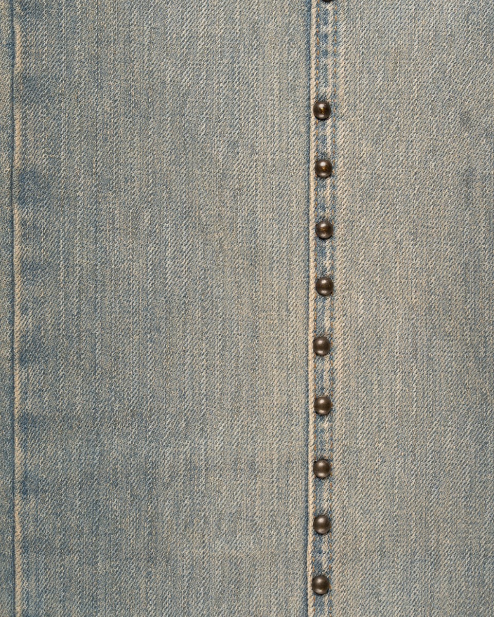 MISBHV Lara studded lace-up denim pants thumbnail