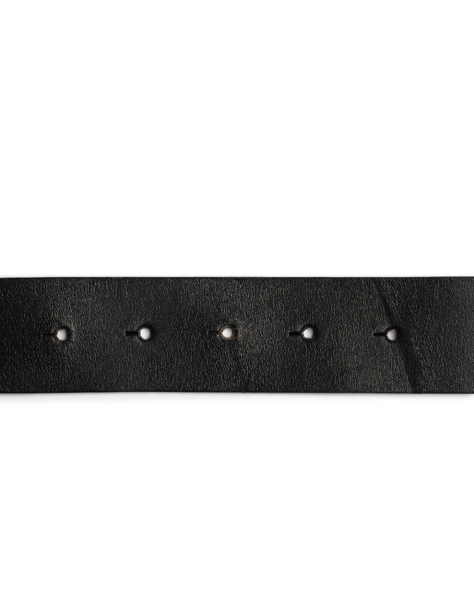 MISBHV metal frame gothic logo black belt thumbnail
