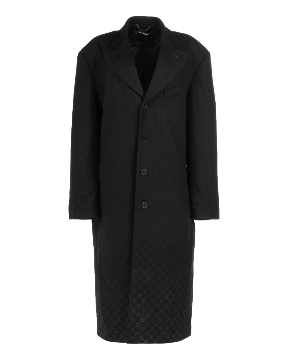 MISBHV single-breasted logo woollen coat thumbnail