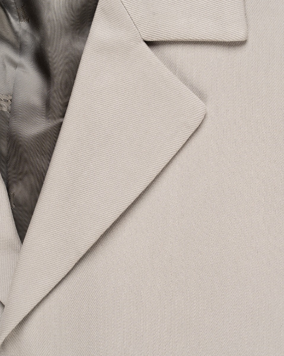 MISBHV Taupe beige oversized blazer jacket thumbnail