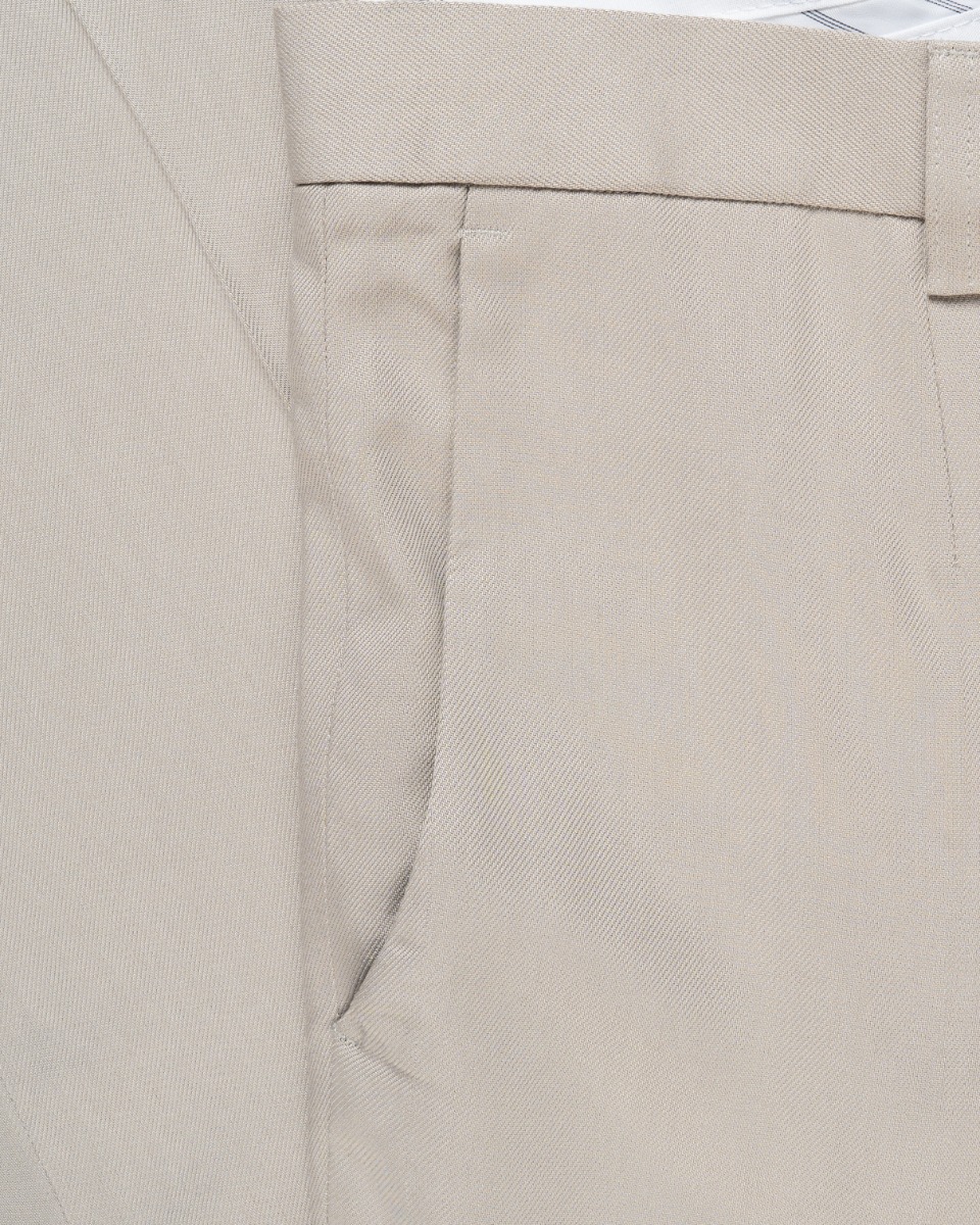 MISBHV Taupe beige oversized casual pants thumbnail