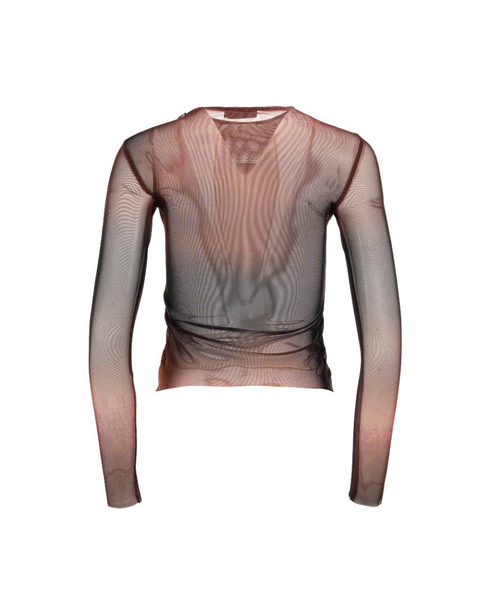 MISBHV Typewriter long sleeve mesh t-shirt thumbnail