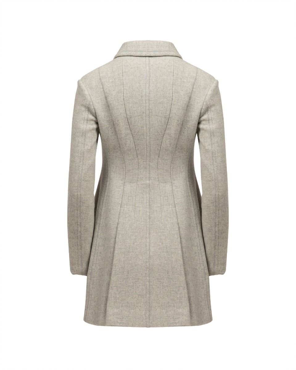 Miu Miu single-breasted laine coat thumbnail