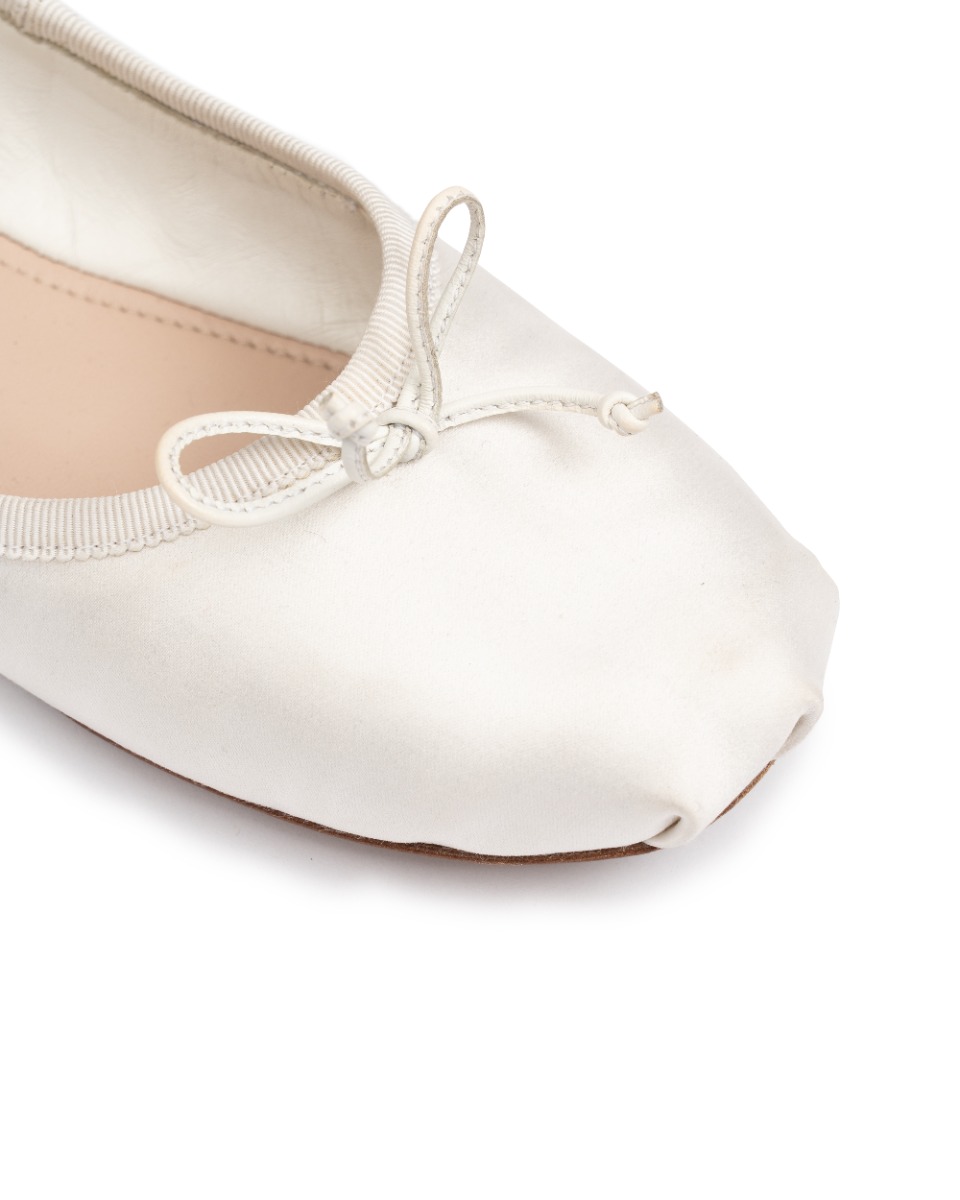 Miu Miu satin ballerina shoes thumbnail