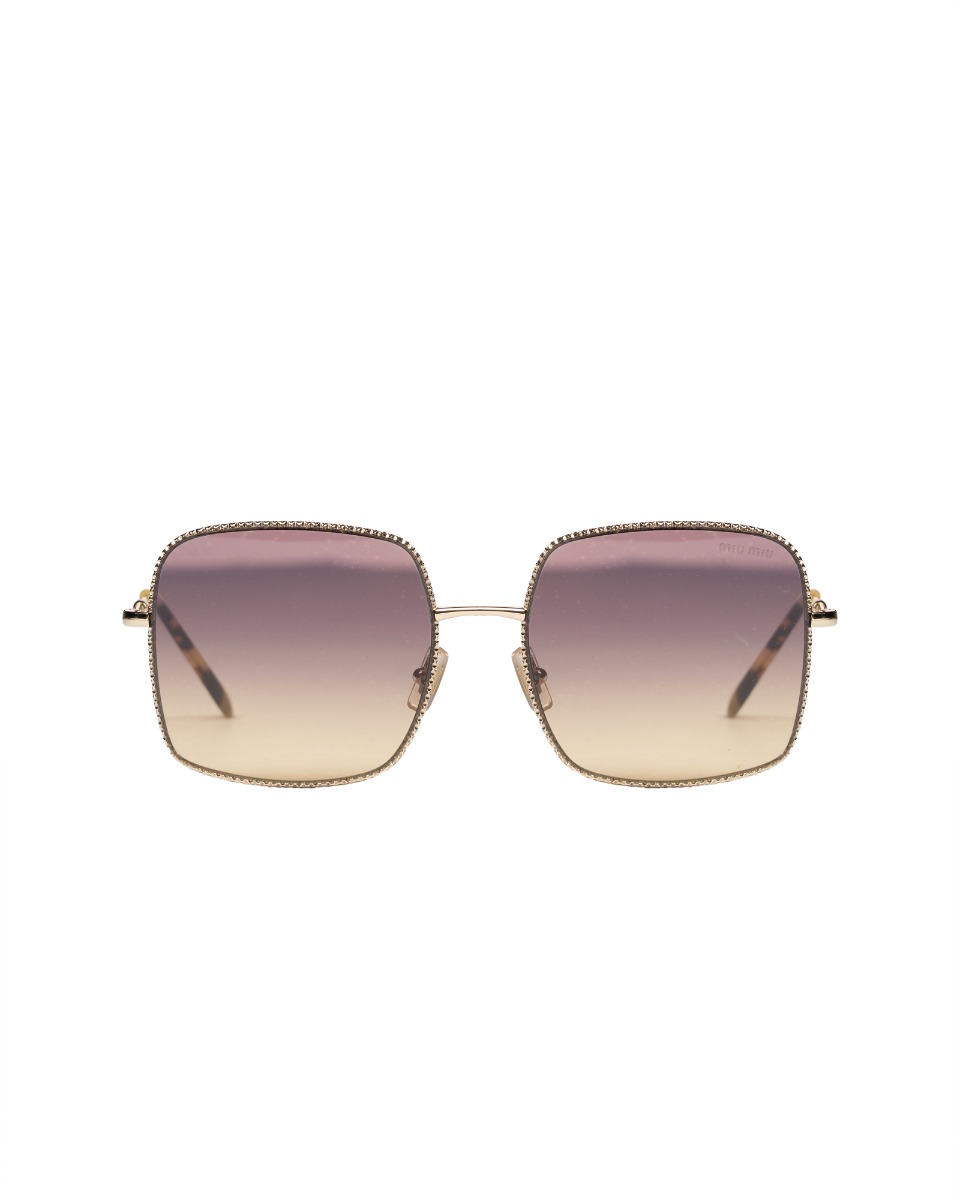Miu Miu square crystal-embellished sunglasses thumbnail