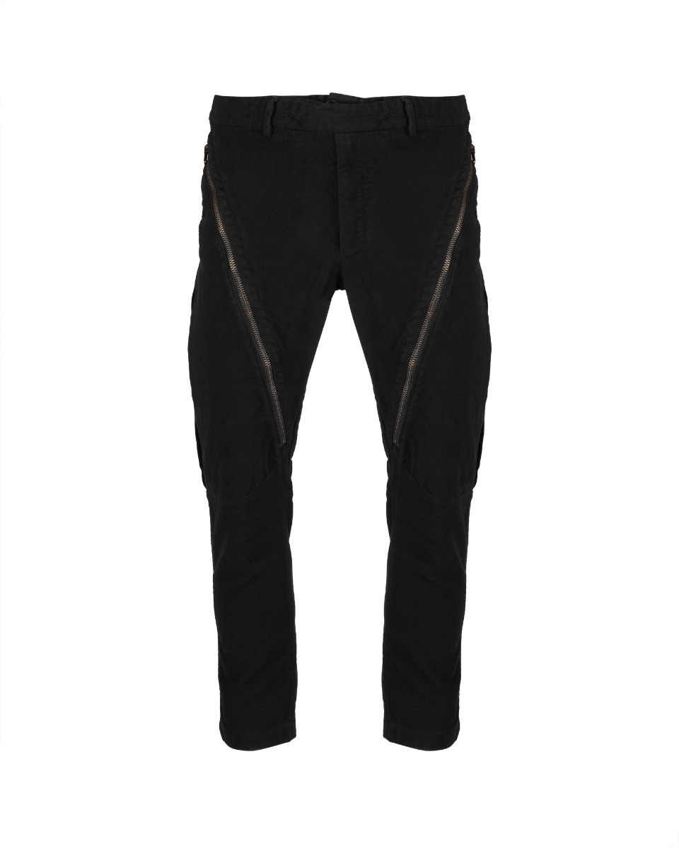 Nicolas Andreas Taralis moleskin zipper pants thumbnail