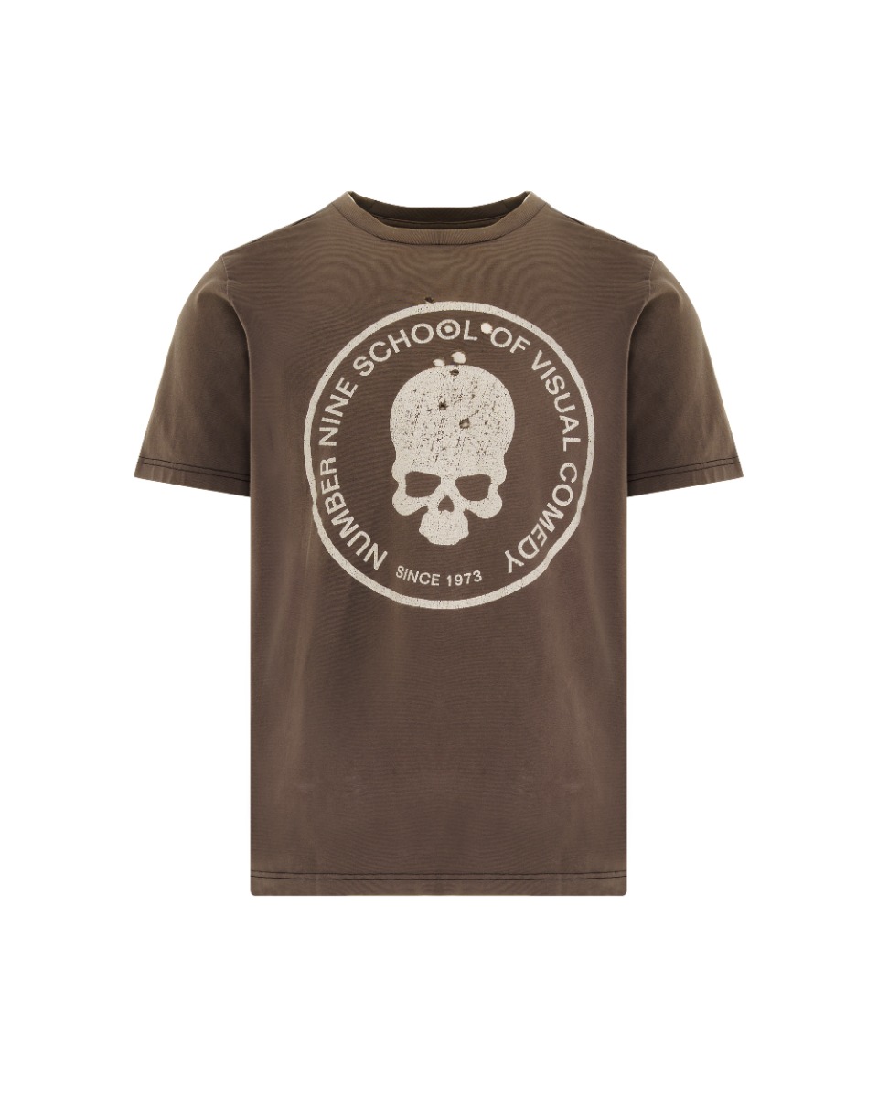 Number (N)ine "School Of Visual Comedy" distressed t-shirt thumbnail