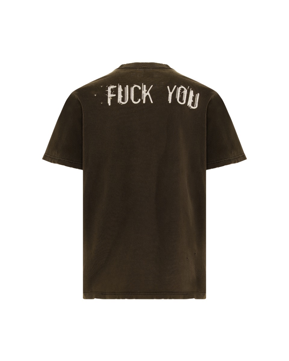 Number (N)ine by Takahiro Miyashita "Nightcrawler" MTHRFCKR distressed t-shirt thumbnail