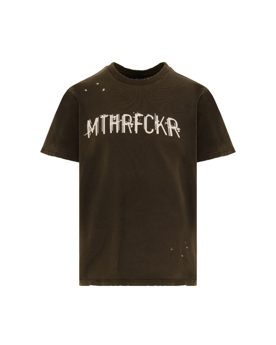 Number (N)ine by Takahiro Miyashita "Nightcrawler" MTHRFCKR distressed t-shirt thumbnail