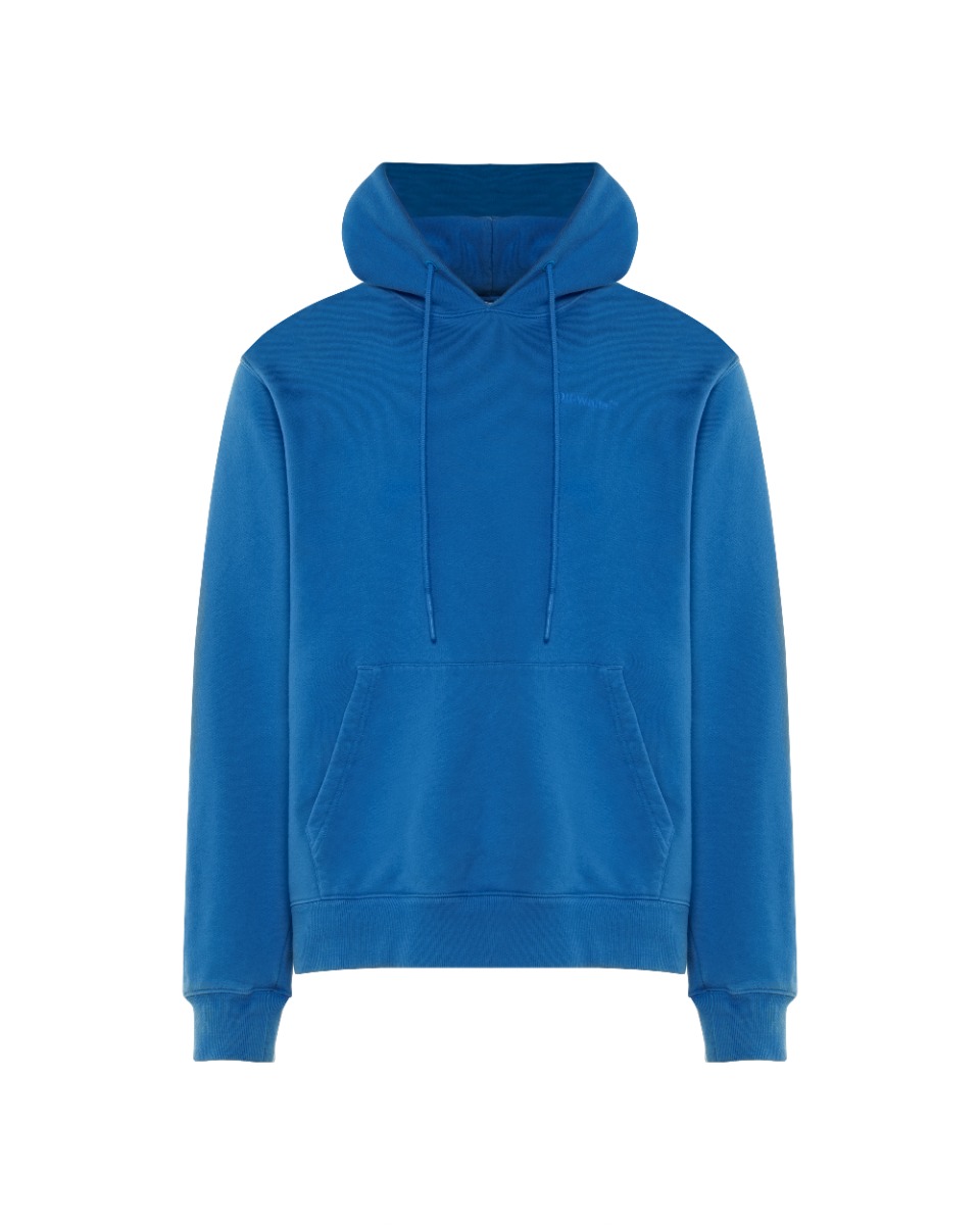 Off-White "SEASONAL" diagonal stripe tonal logo hoodie thumbnail