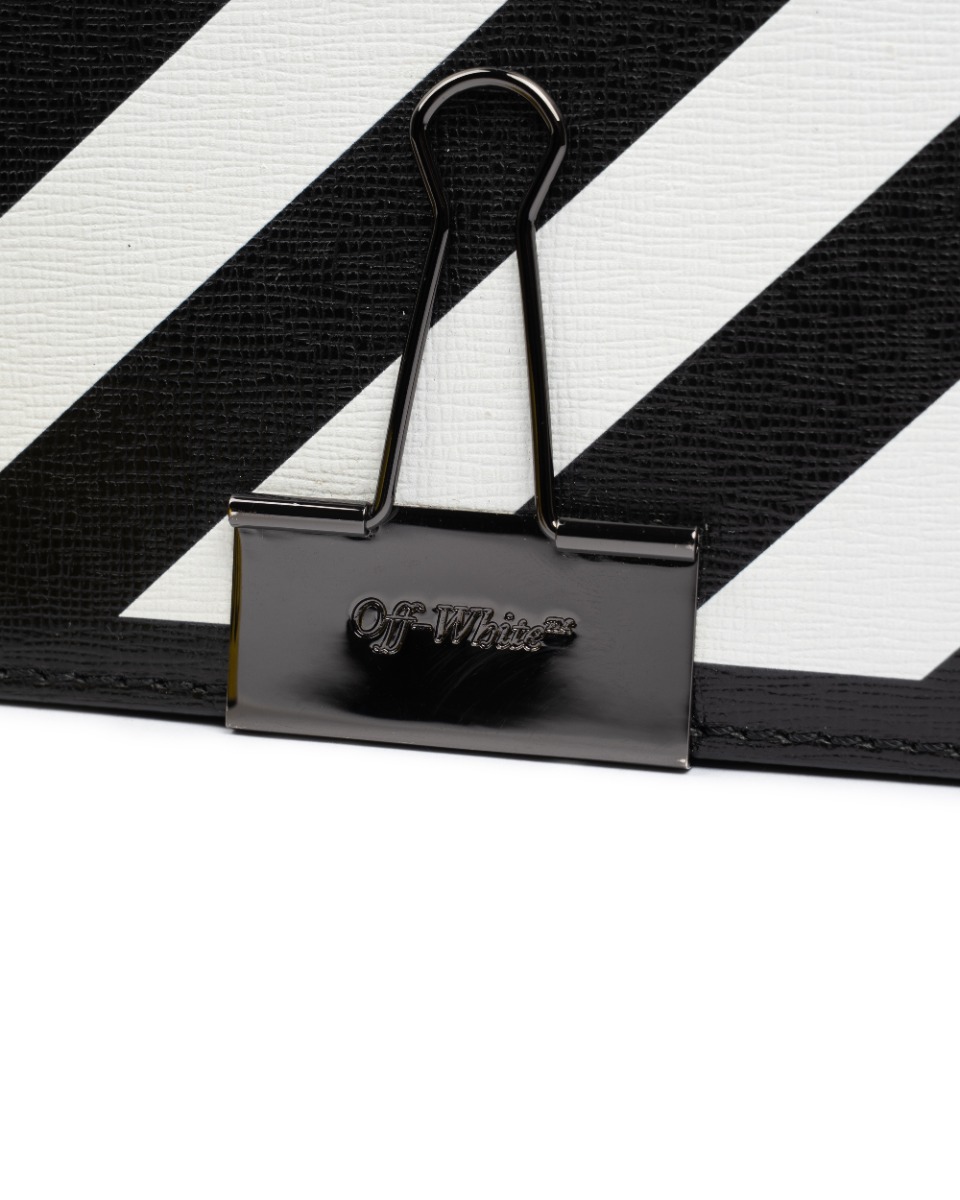 Off-White Diag logo flap leather bag thumbnail