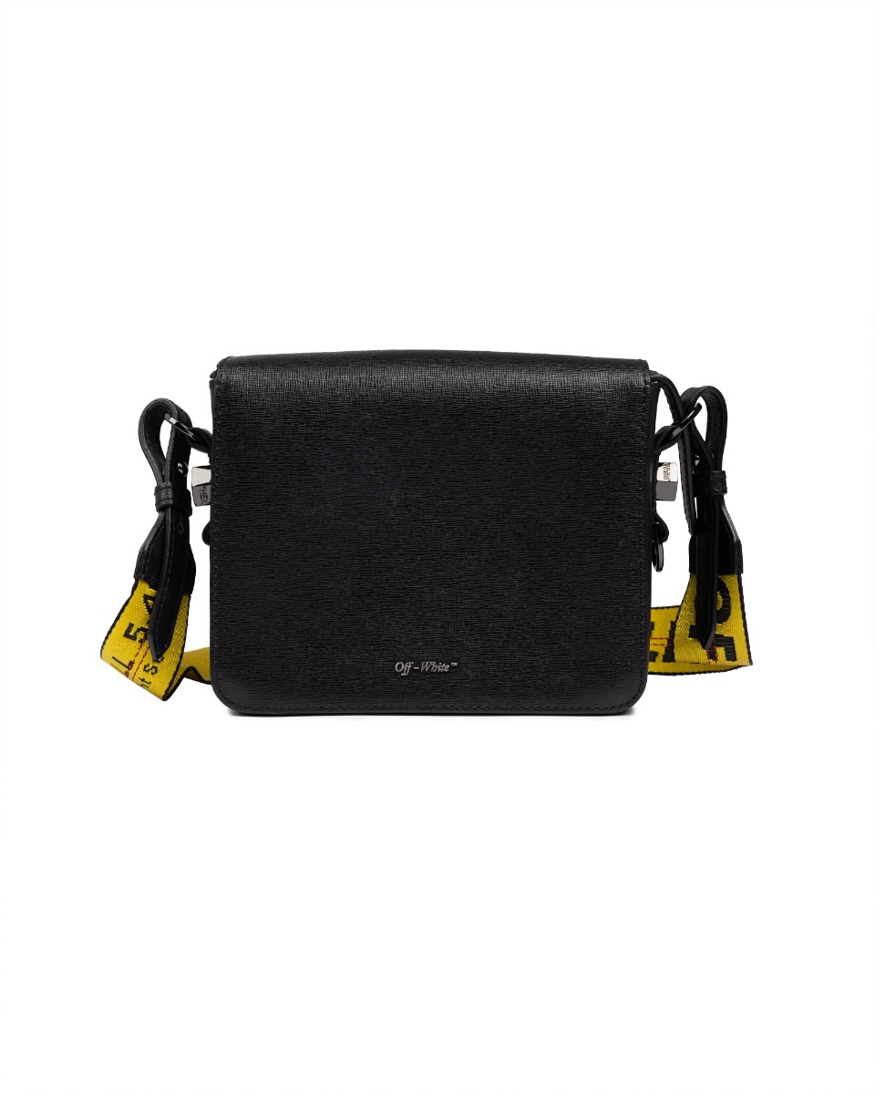 Off-White Diag logo flap leather bag thumbnail