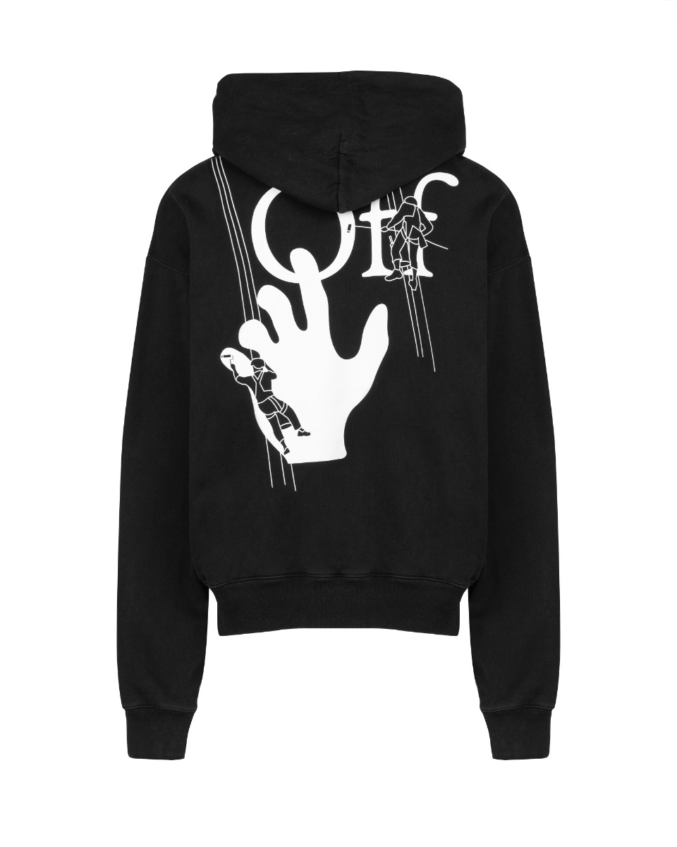 Off-White Drowning Man back printed logo hoodie thumbnail