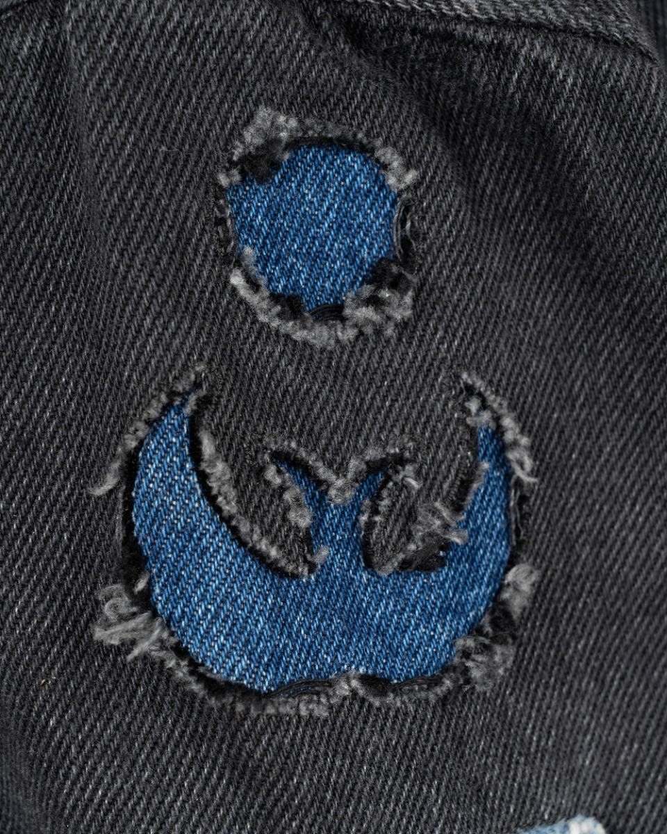 Off-White Nature Lover denim hooded jacket thumbnail