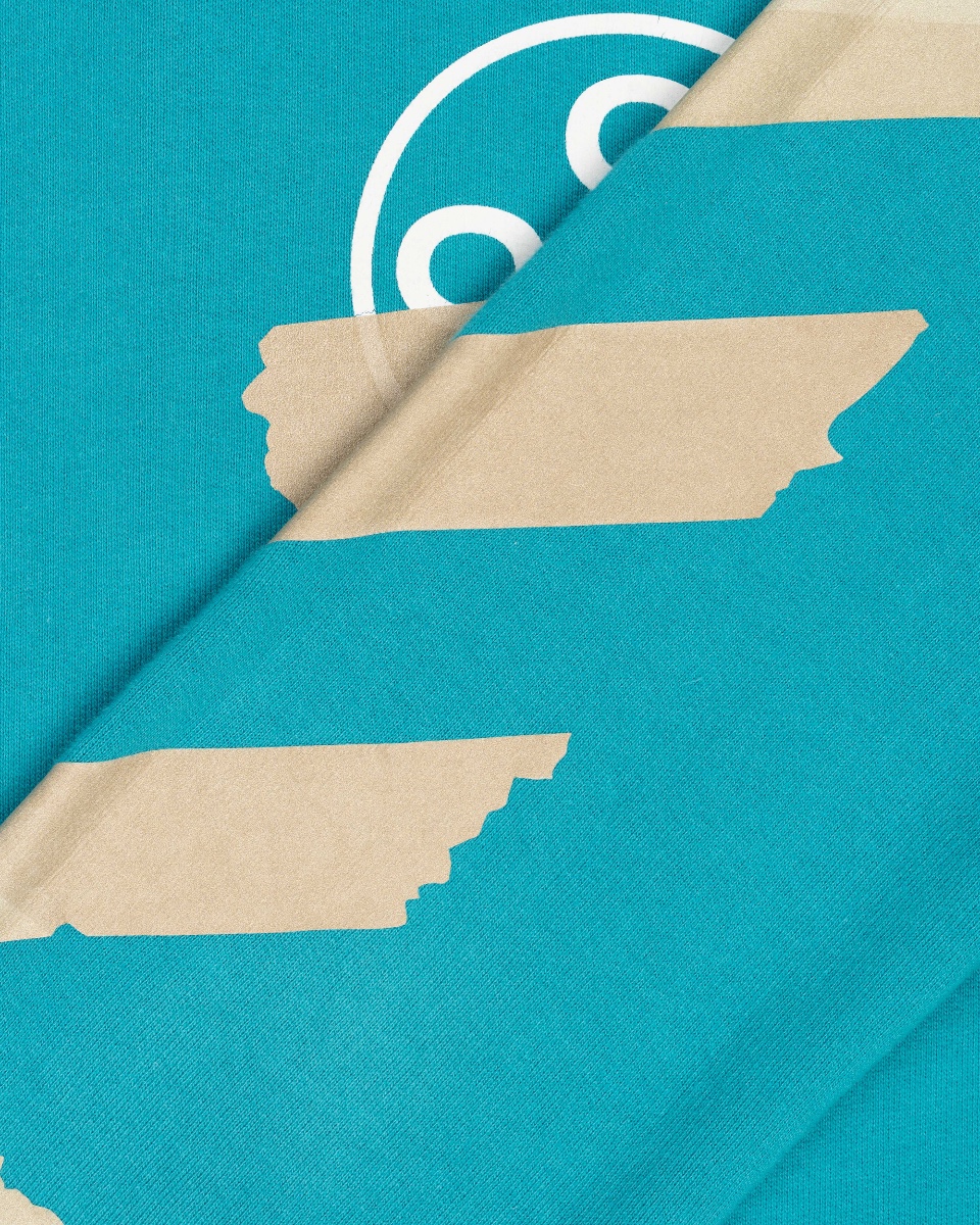 Off-White Tape Diag Arrow turquoise crewneck sweatshirt thumbnail