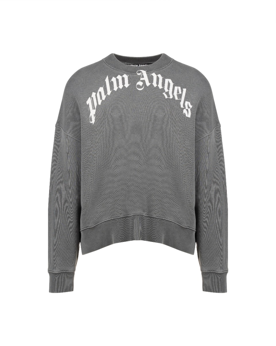 Palm Angels GD curved logo crewneck sweatshirt thumbnail
