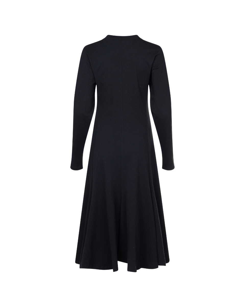 The Row black long sleeve casual dress  thumbnail