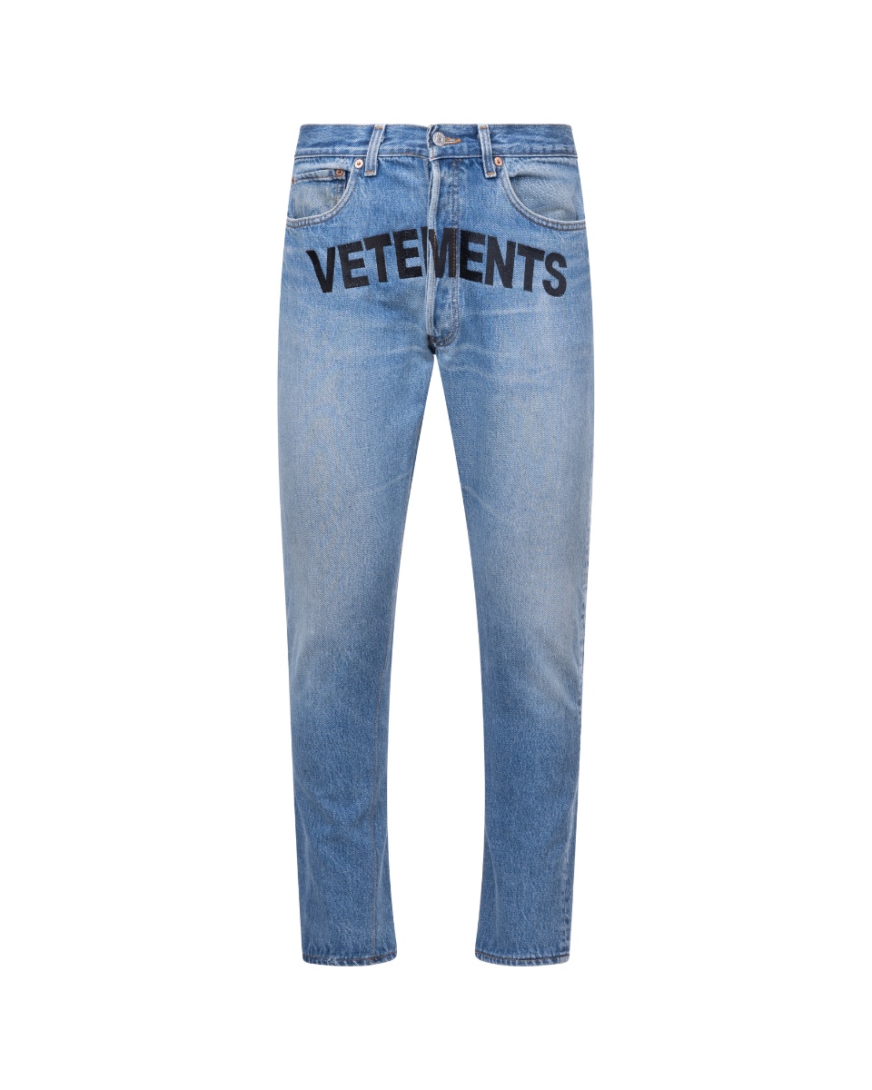 Vetements Levi's Vintage front embroidered logo jeans thumbnail