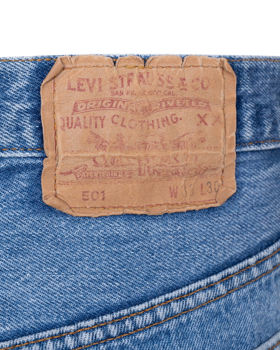 Vetements Levi's Vintage front embroidered logo jeans thumbnail