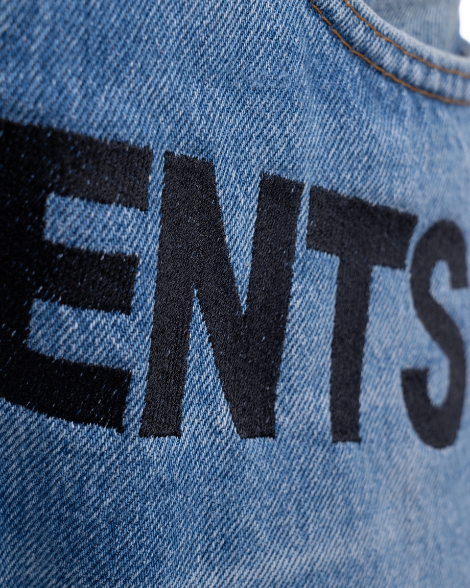 Vetements Levi's Vintage front embroidered logo jeans thumbnail