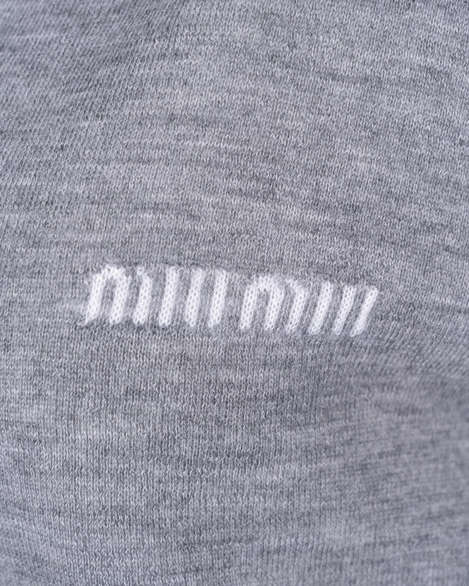 Miu Miu v-neck logo sweater thumbnail