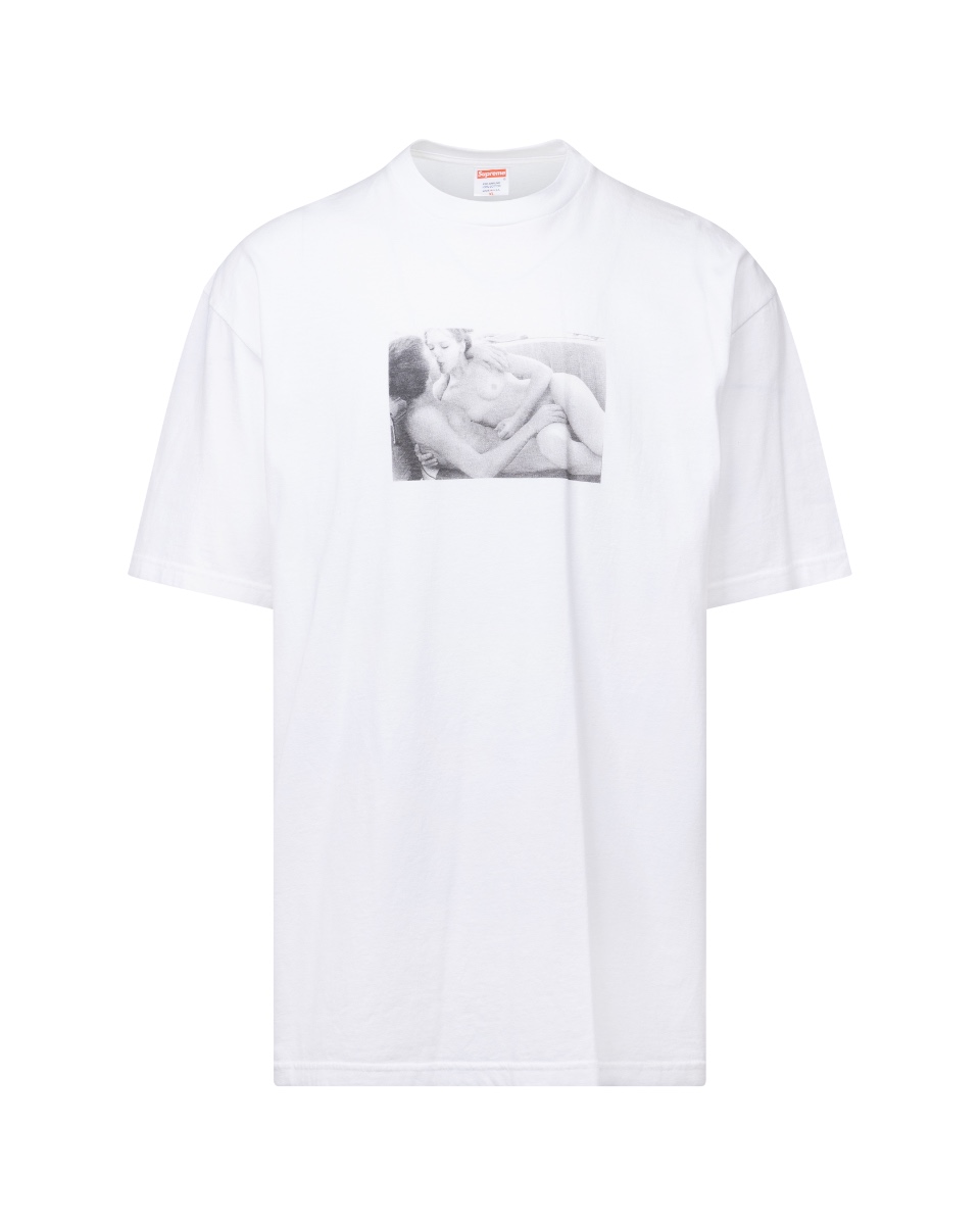 Supreme x Larry Clark "Tulsa" Teenage Lust 1968 white t-shirt thumbnail