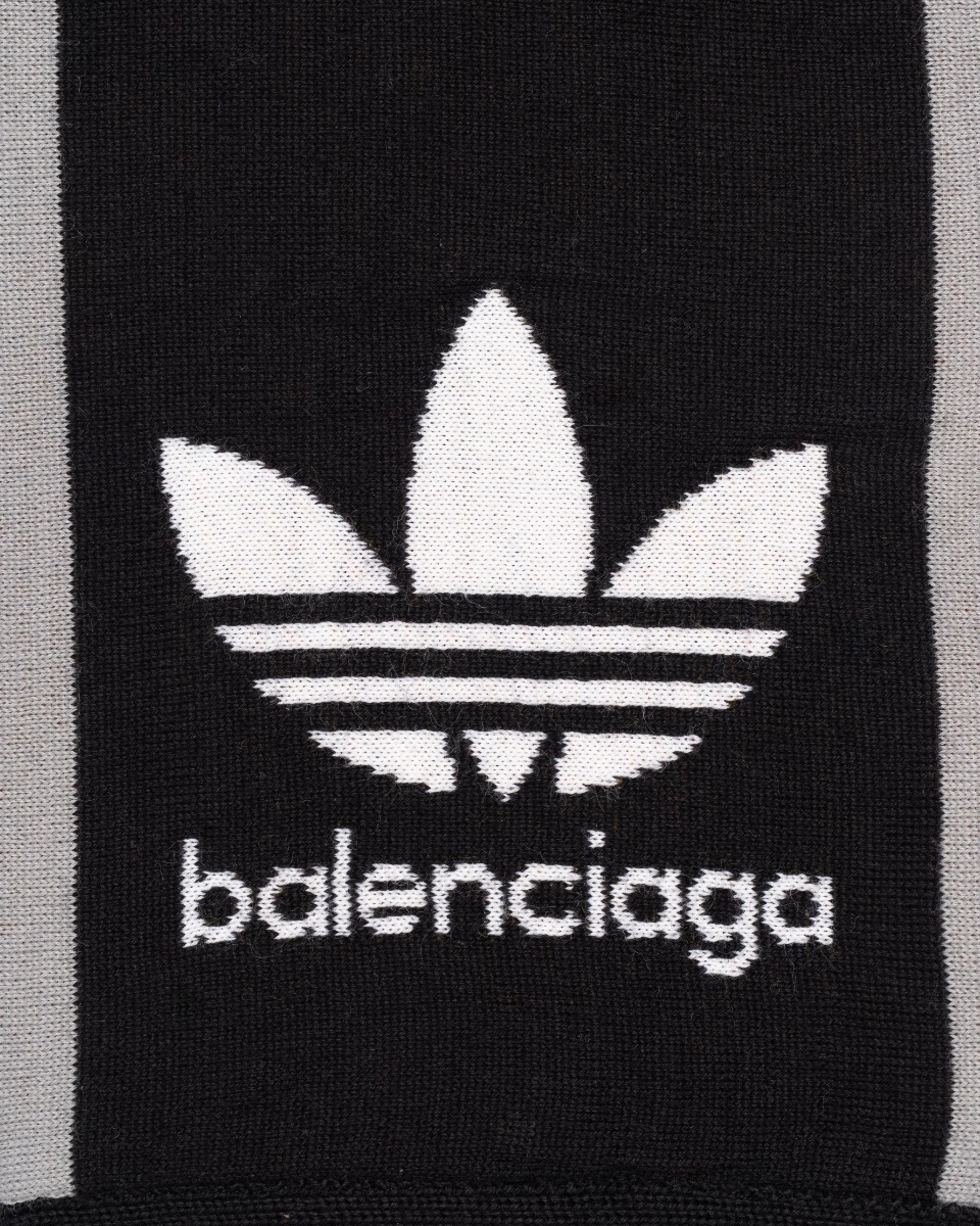 Balenciaga x Adidas soccer logo scarf thumbnail