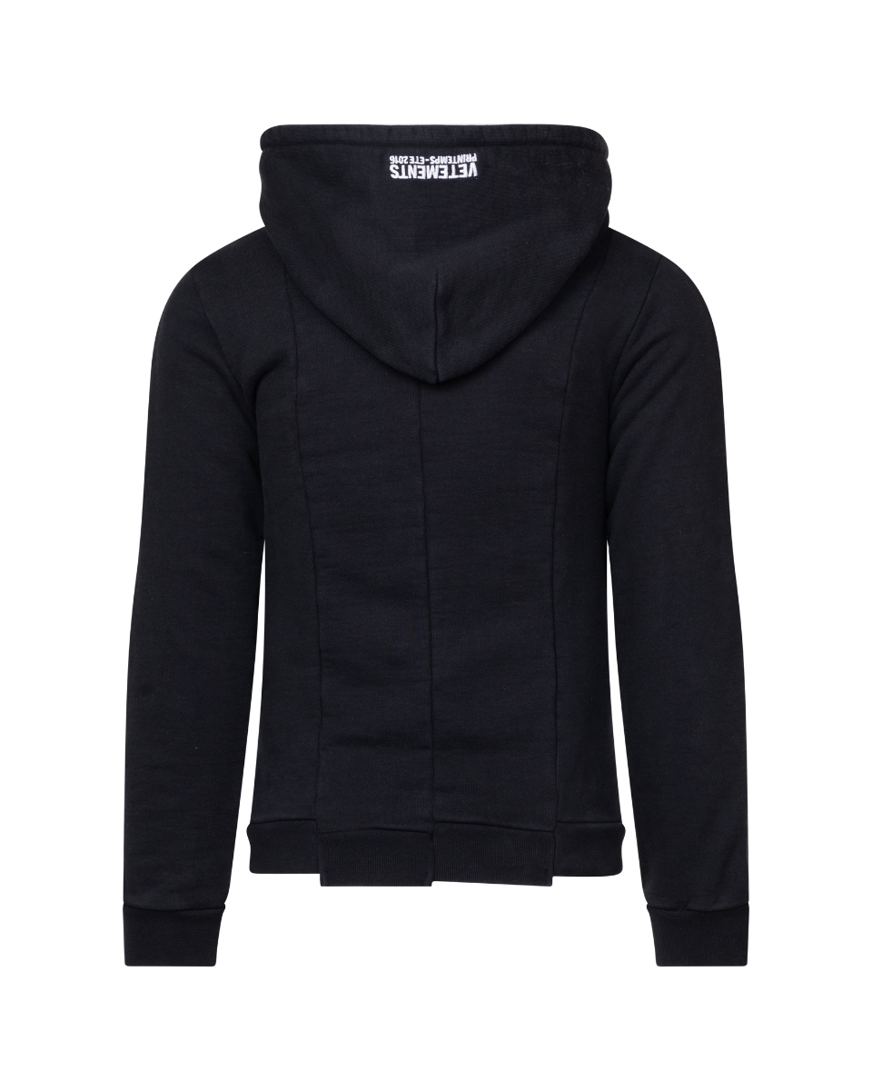 Vetements reconstructed metal-logo hoodie thumbnail