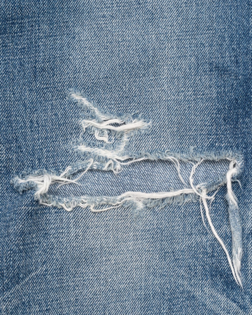 Celine Indigo thrashed blowout denim pants thumbnail