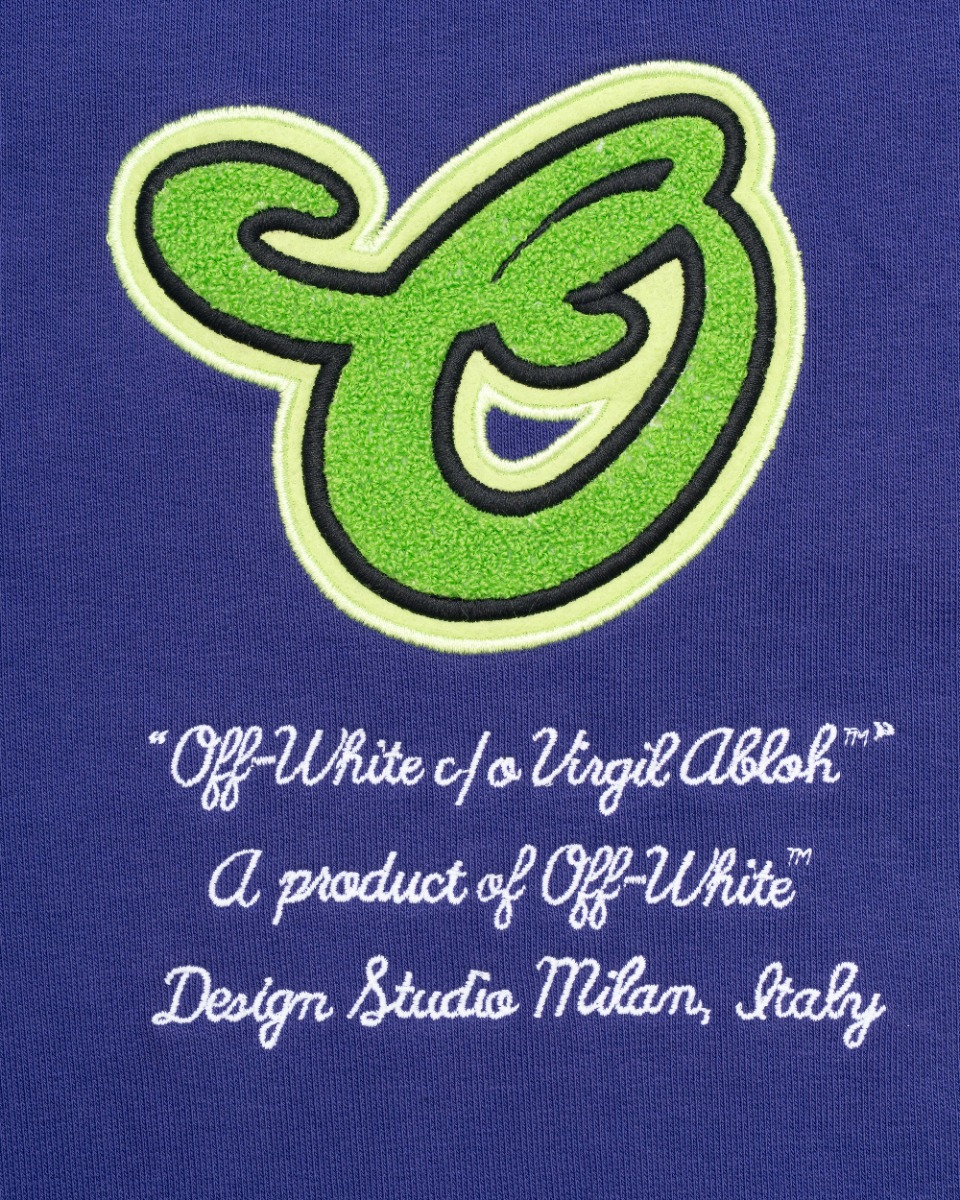 Off-White Hammer purple crewneck sweatshirt thumbnail