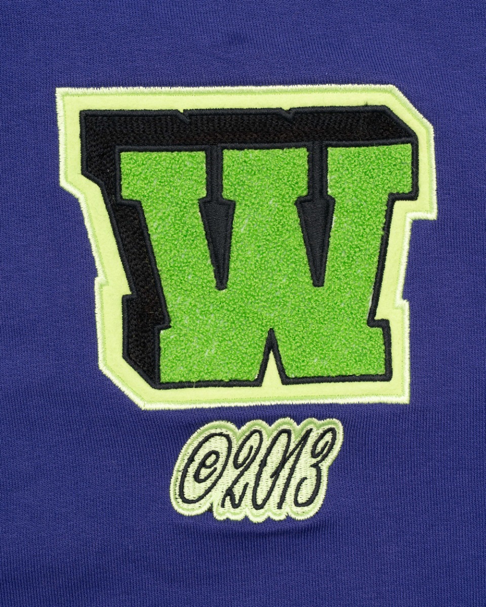 Off-White Hammer purple crewneck sweatshirt thumbnail